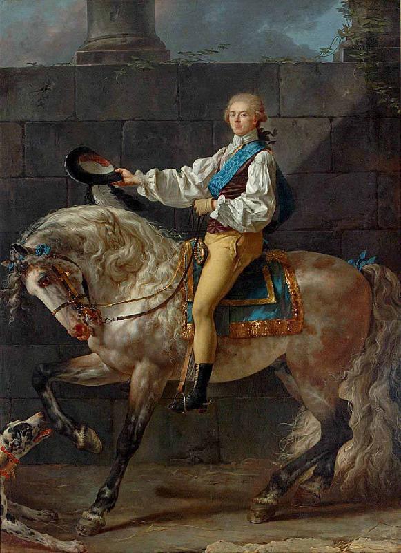 Jacques-Louis David Portrait of Count Stanislas Potocki oil painting picture